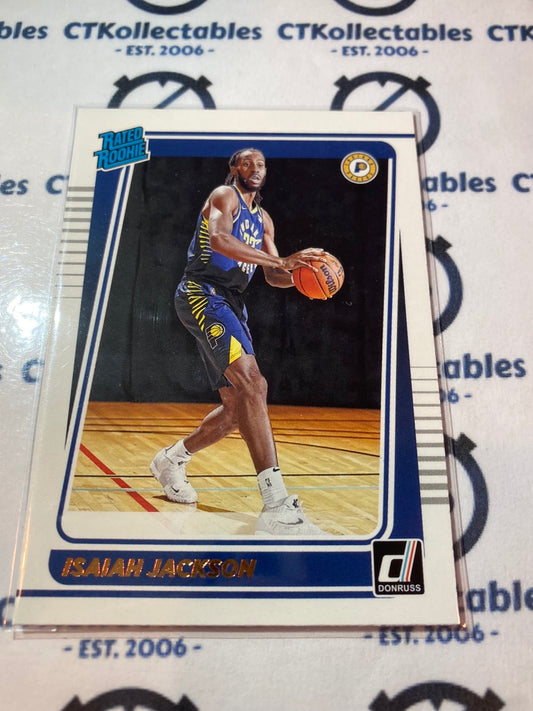 2021-22 NBA Donruss Isaiah JacksonRated Rookie #217 Pacers