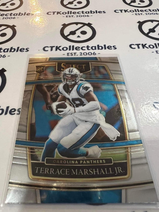 2021 NFL Panini Select Terrace Marshall Jr. Concourse Rookie RC #62 Panthers