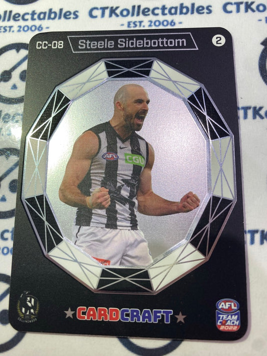 2022 AFL Teamcoach Card Craft Cheering - Steele Sidebottom CC-08
