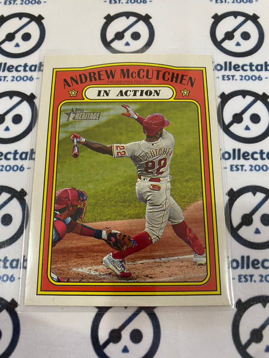 2021 MLB Heritage In Action Andrew McCutchen #240 Phillies