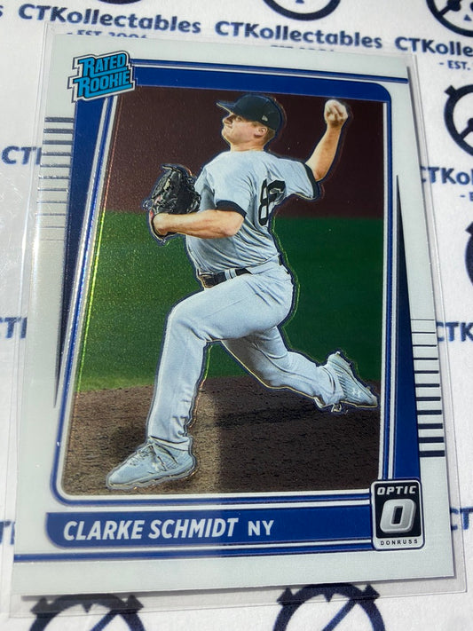 2021 Panini Donruss Optic Baseball Clarke Schmidt Rated Rookie #41 New York