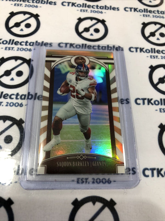 2020 NFL Legacy Saquon Barkley Bronze Chrome Mini #013/100 Giants