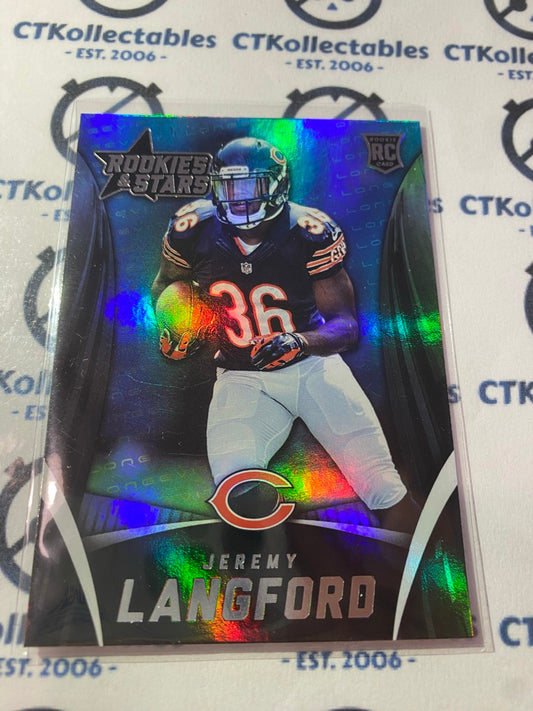 2015 NFL Rookies & Stars Jeremy Langford Rookie card RC Bears