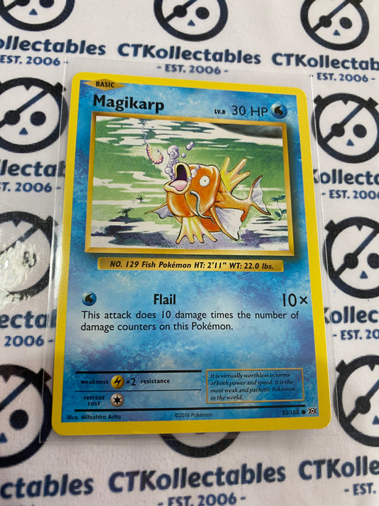 Magikarp #33/108 Base Pokémon Card XY EVOLUTIONS