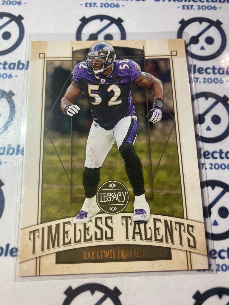 2019 NFL Panini Legacy Ray Lewis Timeless Talents #TT-RL Ravens