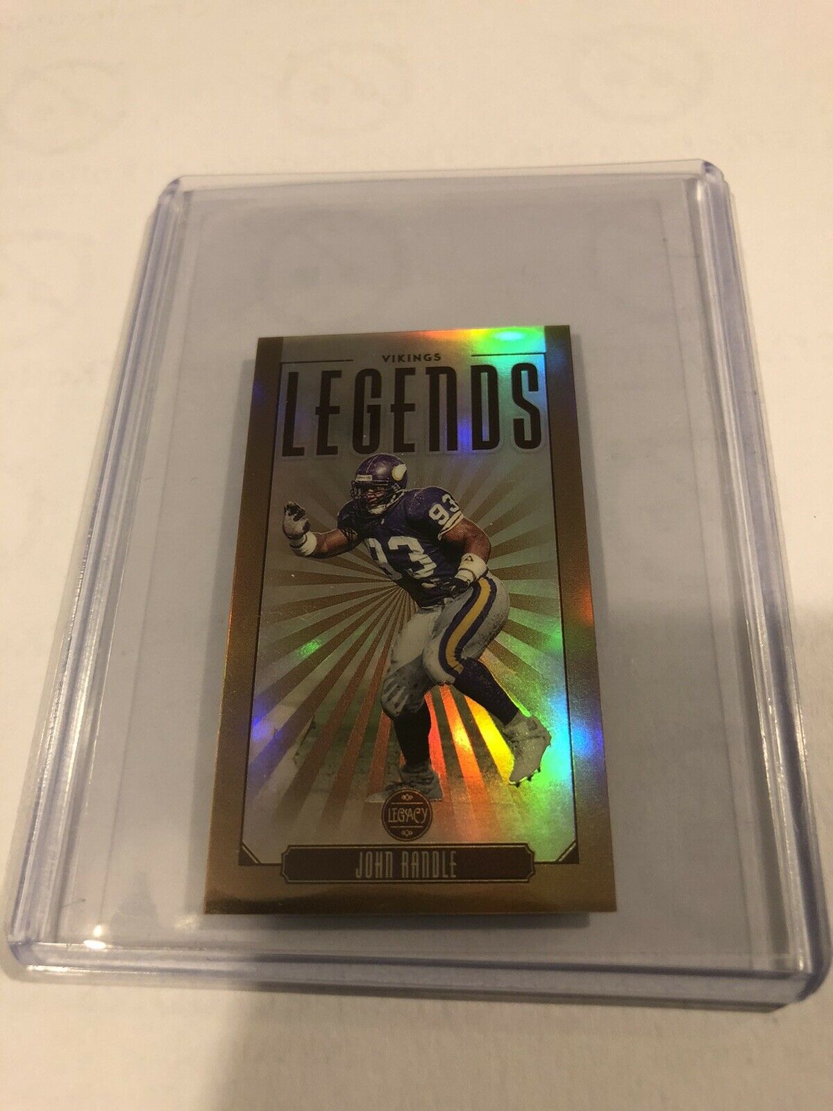 2020 NFL Legacy John Randle Bronze Chrome Mini #47/100 Vikings