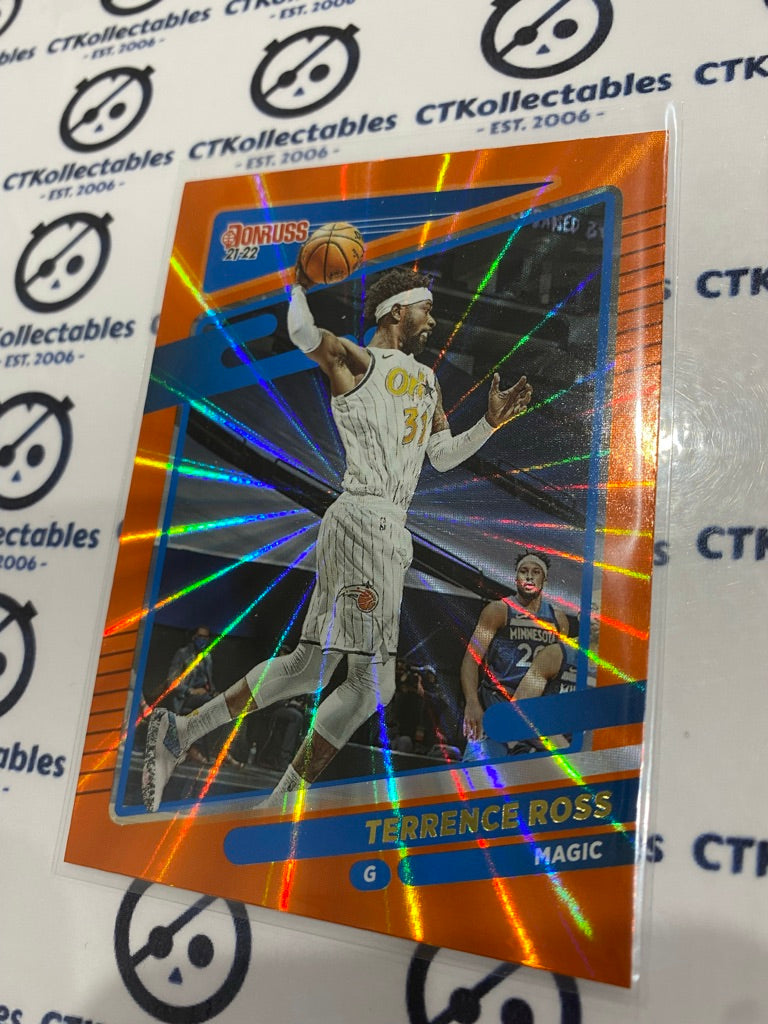 2021-22 NBA Donruss Orange Laser Terrence Ross #163 Magic