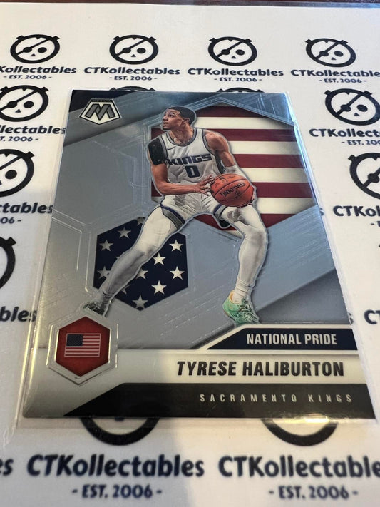 2020-21 NBA Mosaic National Colours Tyrese Haliburton #258 Kings