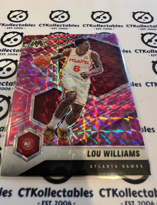 2020-21 NBA Mosaic Pink Prizm Lou Williams #109 Hawks