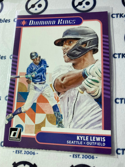2021 Panini Donruss Baseball Kyle Lewis Diamond Kings #13 Seattle