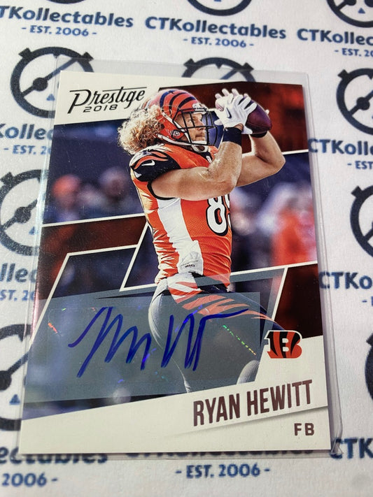 2018 NFL Panini Prestige Ryan Hewitt Auto #103 Falcons