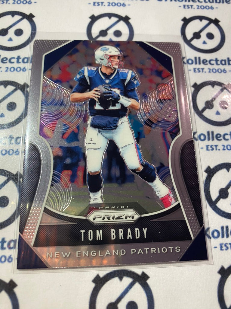 2019 NFL Panini Prizm Tom Brady Base #18 Patriots