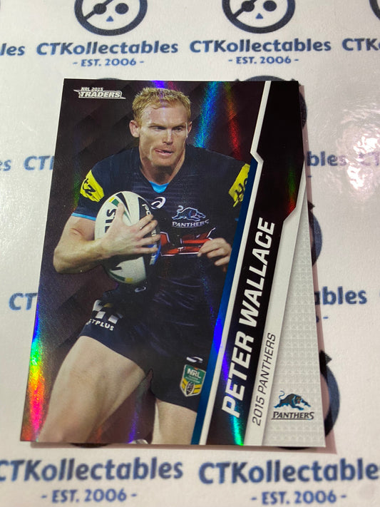 2015 NRL Traders Silver Parallel #P90 Peter Wallace Panthers