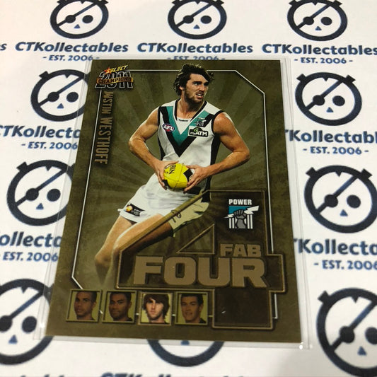 Justin Westoff Fab Four FFG47 2011 AFL Champions