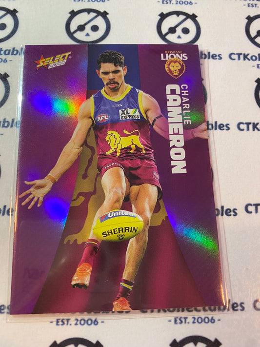 2022 AFL Footy Stars Purple Parallel - Charlie Cameron PP14
