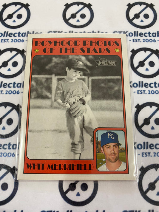 2021 MLB Heritage Boyhood Photos of the stars Whit Merrifield #267