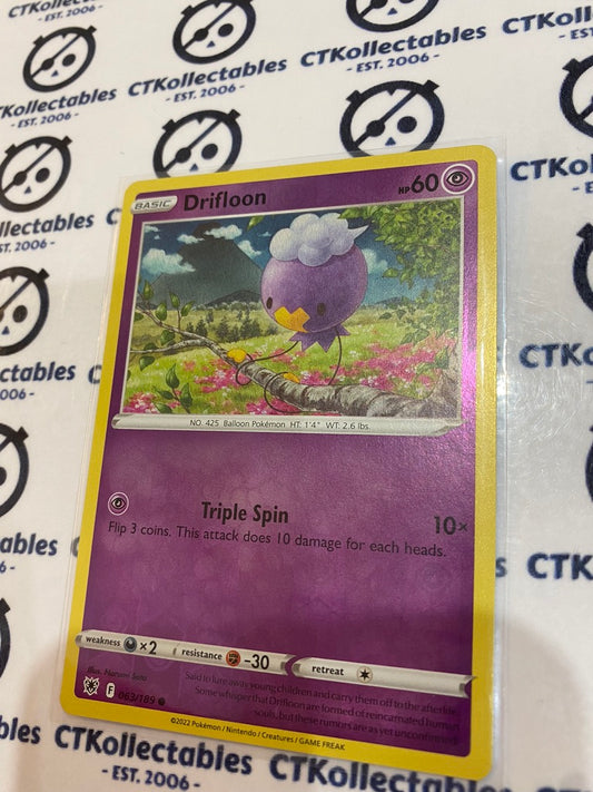Drifloom Reverse Holo #063/189 2022 Sword & Shield Astral Radiance Pokemon Card