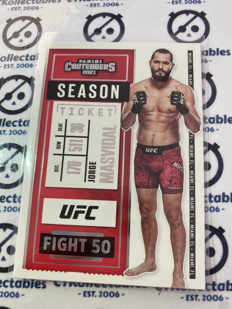 2021 UFC Panini Chronicles Contenders Jorge Masvidal #8 Welterweight