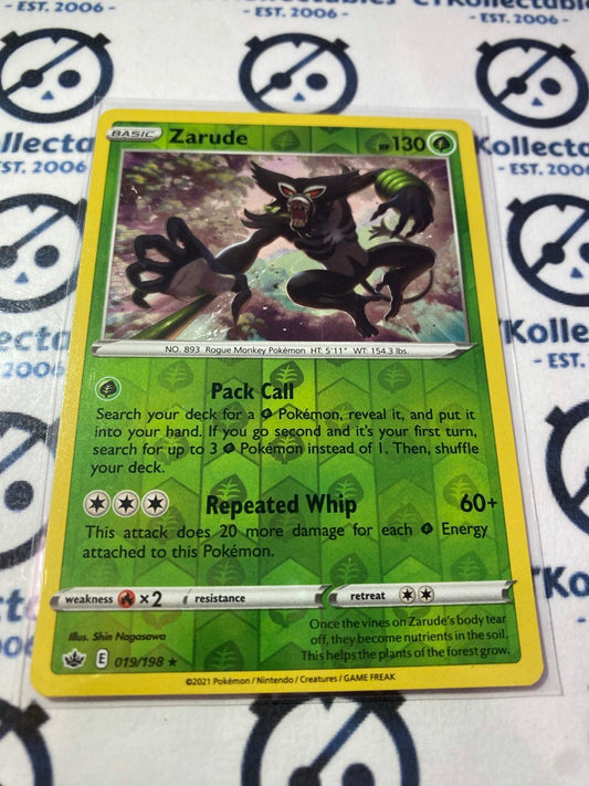 Zarude Reverse Holo #019/198 Pokémon Card Chilling Reign