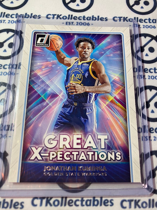 2021-22 NBA Donruss Jonathan Kuminga Great X-pectations #4 Warriors