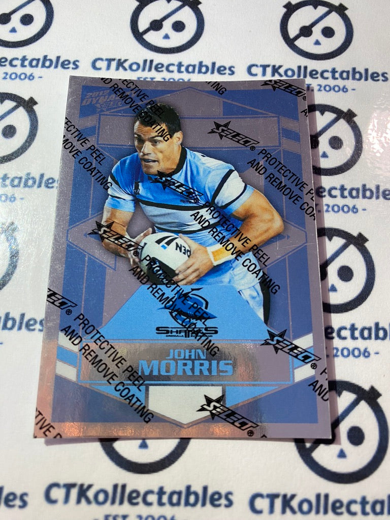 2012 NRL Select Dynasty Silver Parallel #SP49 John Morris Sharks