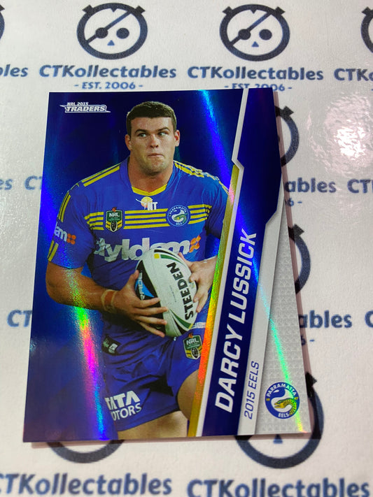 2015 NRL Traders Silver Parallel #P74 Darcy Lussick Eels