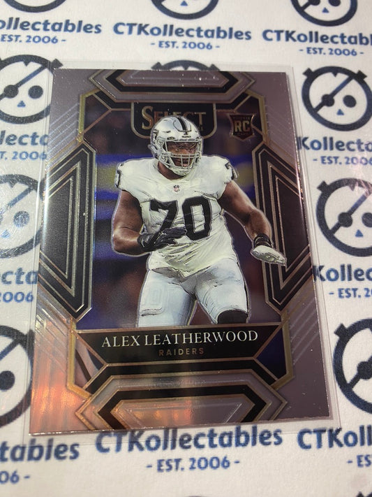 2021 NFL Panini Select Alex Leatherwood Club Level Rookie RC #286 Raiders