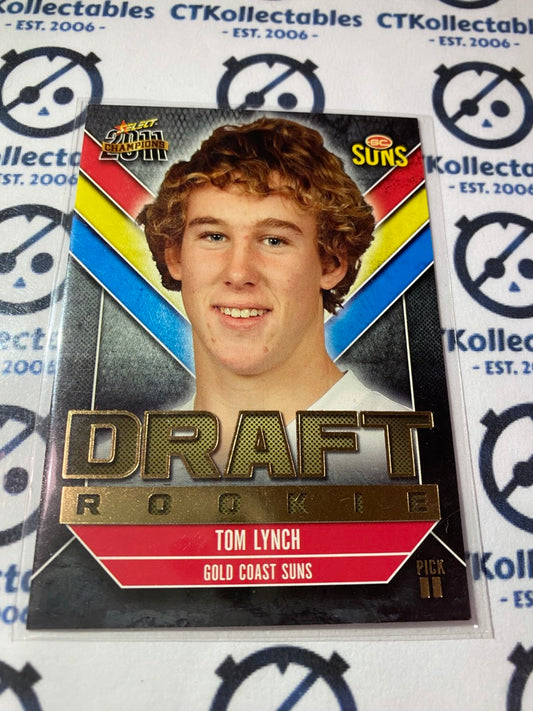 2011 AFL Champions Tom Lynch Draft Rookie DR11 Suns