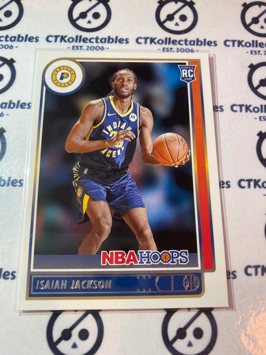 2021 Panini NBA HOOPS Rookie Card Isaiah Jackson #223 Pacers