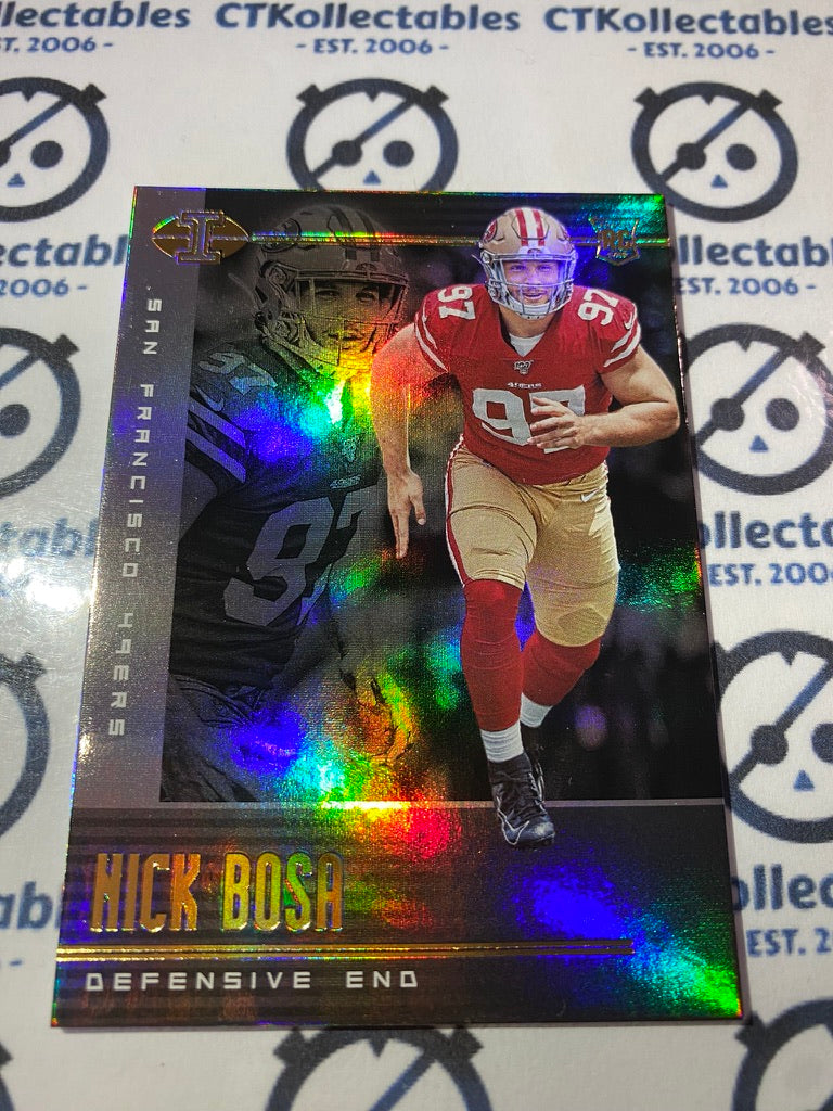 2019 Panini NFL Illusions Nick Bosa Rookie RC #34 49ers