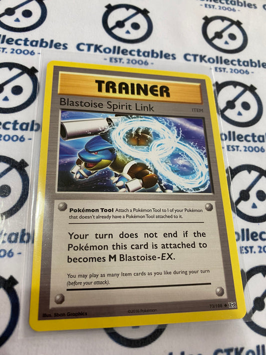 Blastoise Spirit Link #73/108 Base Pokémon Card XY EVOLUTIONS