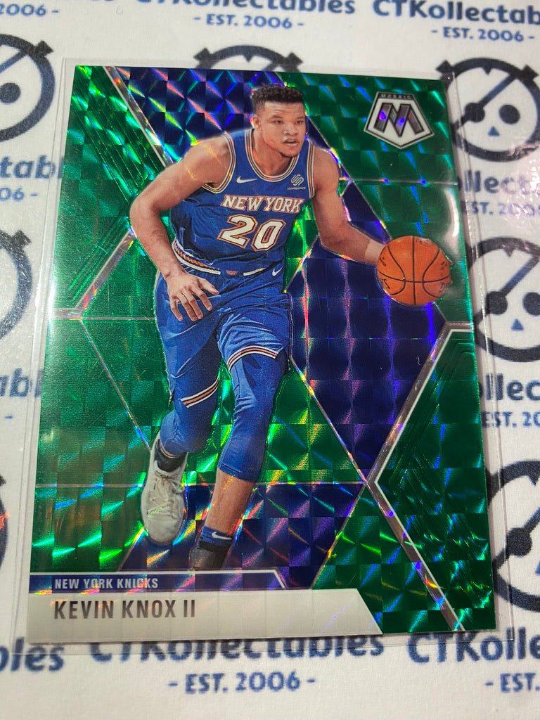 2019-20 NBA Panini Mosaic Kevin Knox II Green prizm #131 Knicks