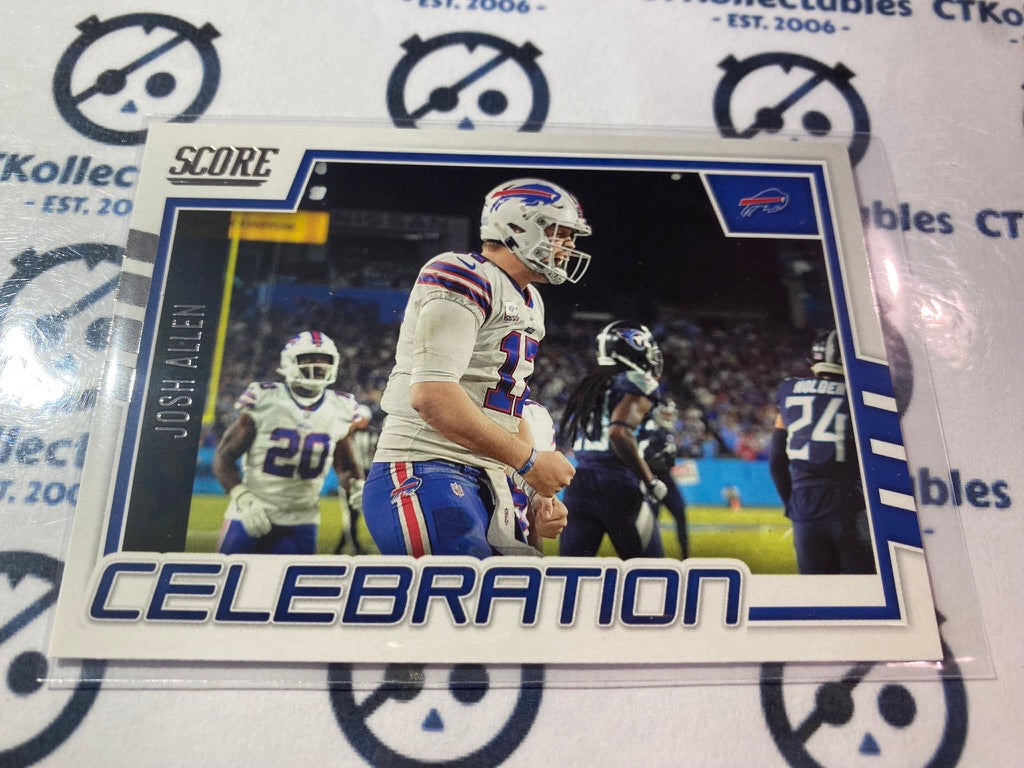 2022 NFL Panini Score Josh Allen Celebration #C-JA Bills