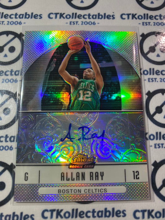 2006-07 Topps Finest Allen Ray Rookie Refractor Auto  Celtics