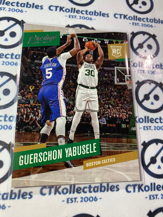 2017-18 Panini NBA Prestige Guerschon Yabusele rookie card RC #197 Celtics