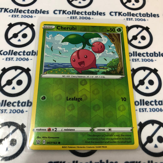 Cherubi #007/163 Reverse Holo Common Pokémon Card Battle Styles