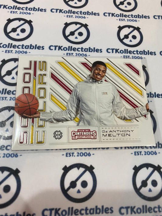 2018-19 PANINI Contenders Draft Picks School Colours #24 DeAnthony Melton