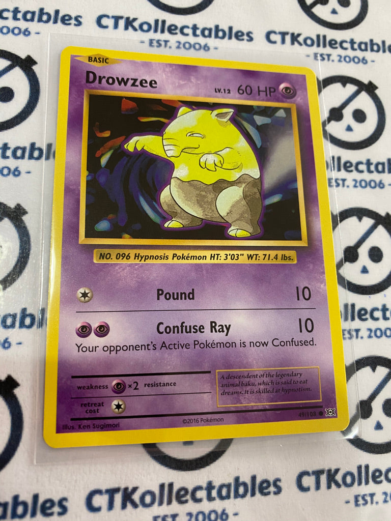 Drowzee #49/108 Base Pokémon Card XY EVOLUTIONS
