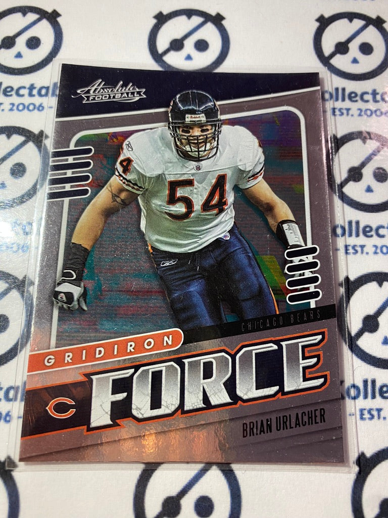 2019 NFL Panini Absolute Brian Urlacher Gridiron Force #9 Bears