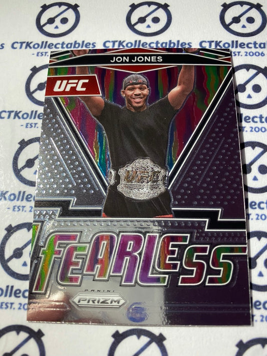 2022 UFC Panini Prizm Fearless Jon Jones #19 Base