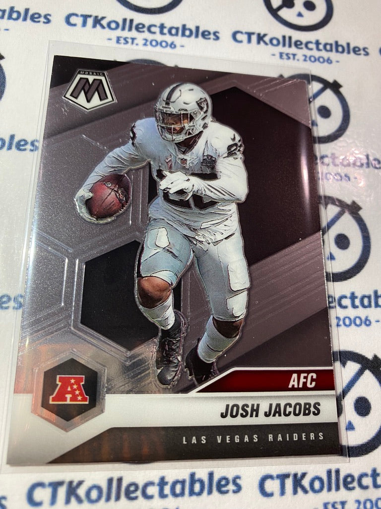 2021 Panini NFL Mosaic Josh Jacobs AFC Base #235 Raiders