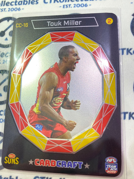 2022 AFL Teamcoach Card Craft Cheering - Touk Miller CC-16
