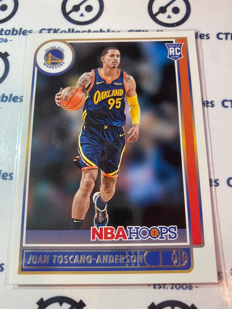 2021 Panini NBA HOOPS Rookie Card Juan Toscano-anderson #248 Warriors