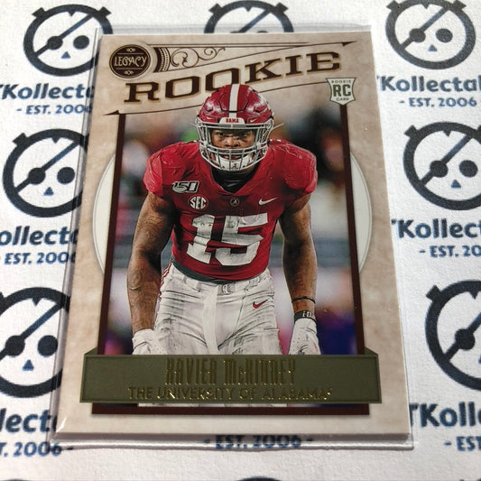 Xavier McKinney "ROOKIE" RC #190 2020 NFL Legacy