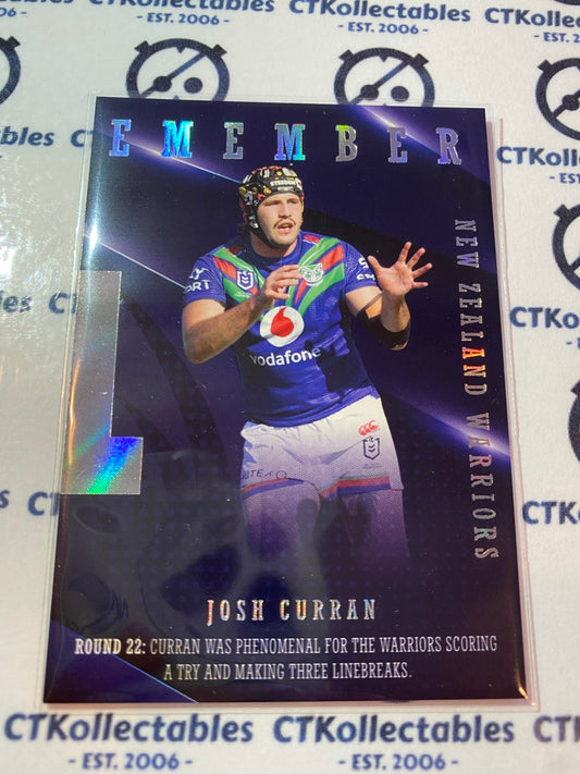 2022 TLA NRL Traders Season To Remember Josh Curran SR45/48