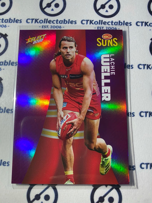 2022 AFL Footy Stars Purple Parallel - Lachie Weller PP90