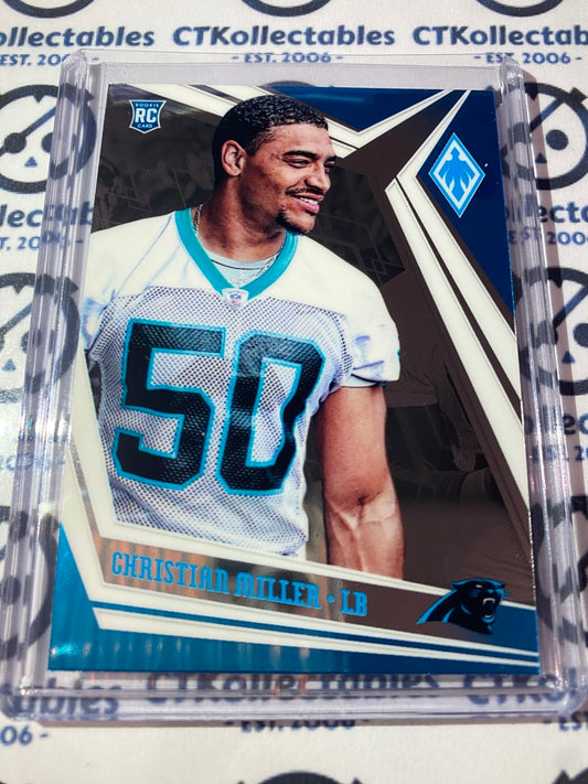 2019 NFL Panini Phoenix Christian miller rookie RC #175 Panthers