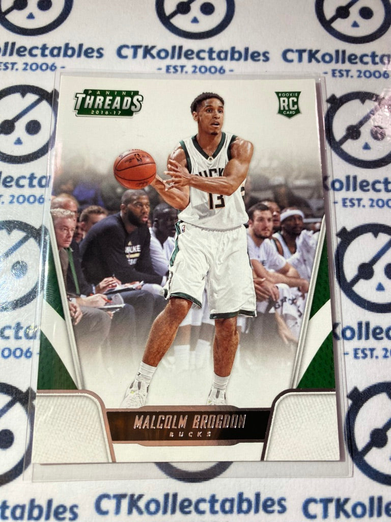 2016-17 Panini NBA Threads Malcolm Brogdon rookie card RC #157 Bucks