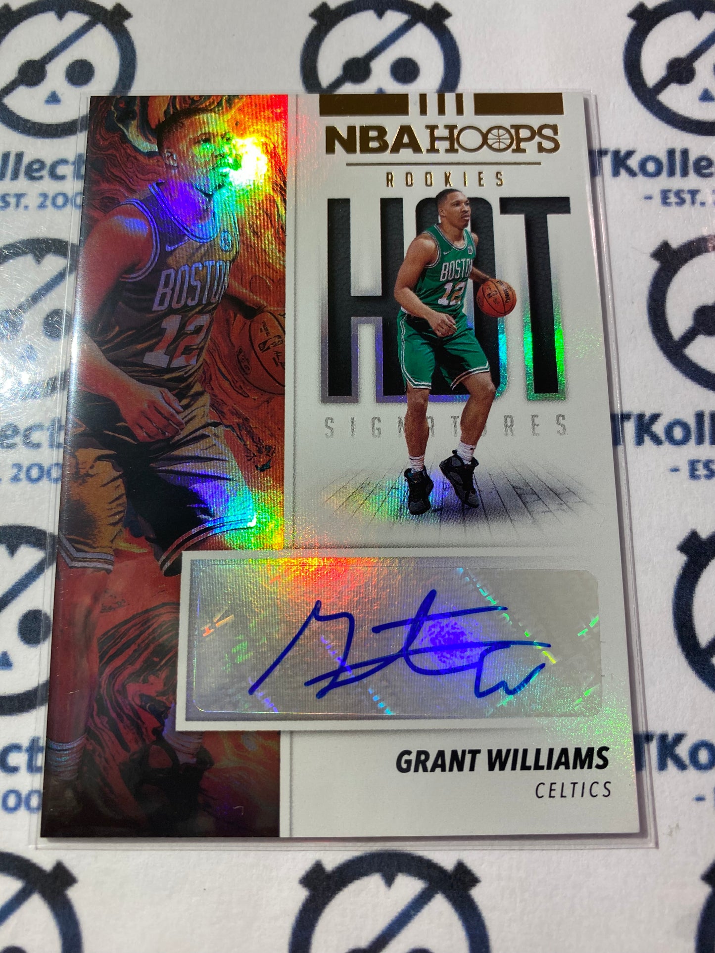 2019-20 NBA Panini Hoops Grant Williams Hot Signatures Rookies #HR-GWL Celitcs
