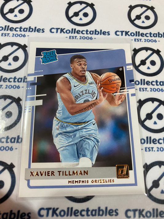 2020-21 NBA Donruss Rated Rookie Xavier Tillman #218 Grizzlies